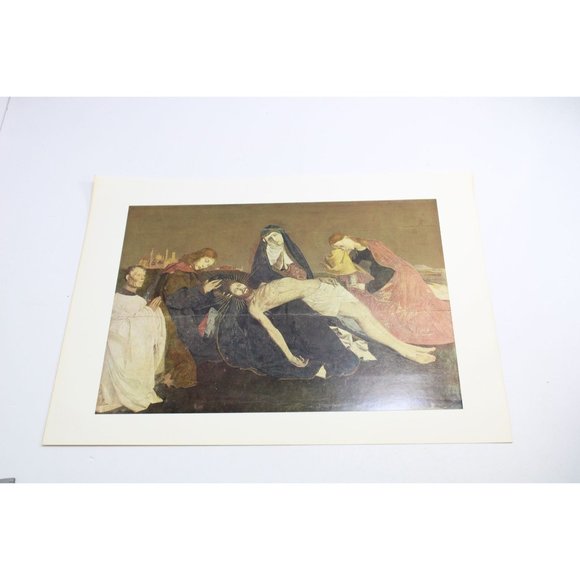 Avignon Pieta Print Vintage 88411 - Picture 2 of 4